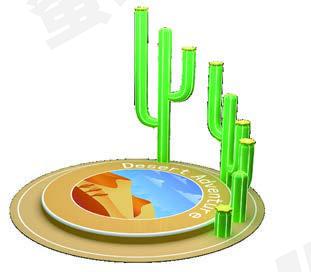 蜜动游乐产品介绍 | 仙人掌步步高：让孩子在探索中成长的创新游乐设备