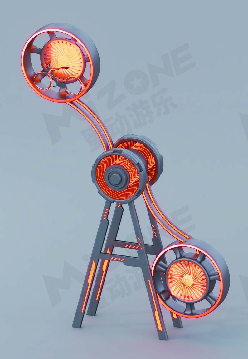 蜜动游乐产品介绍 | 无敌风火轮：让孩子体验360°翻转刺激