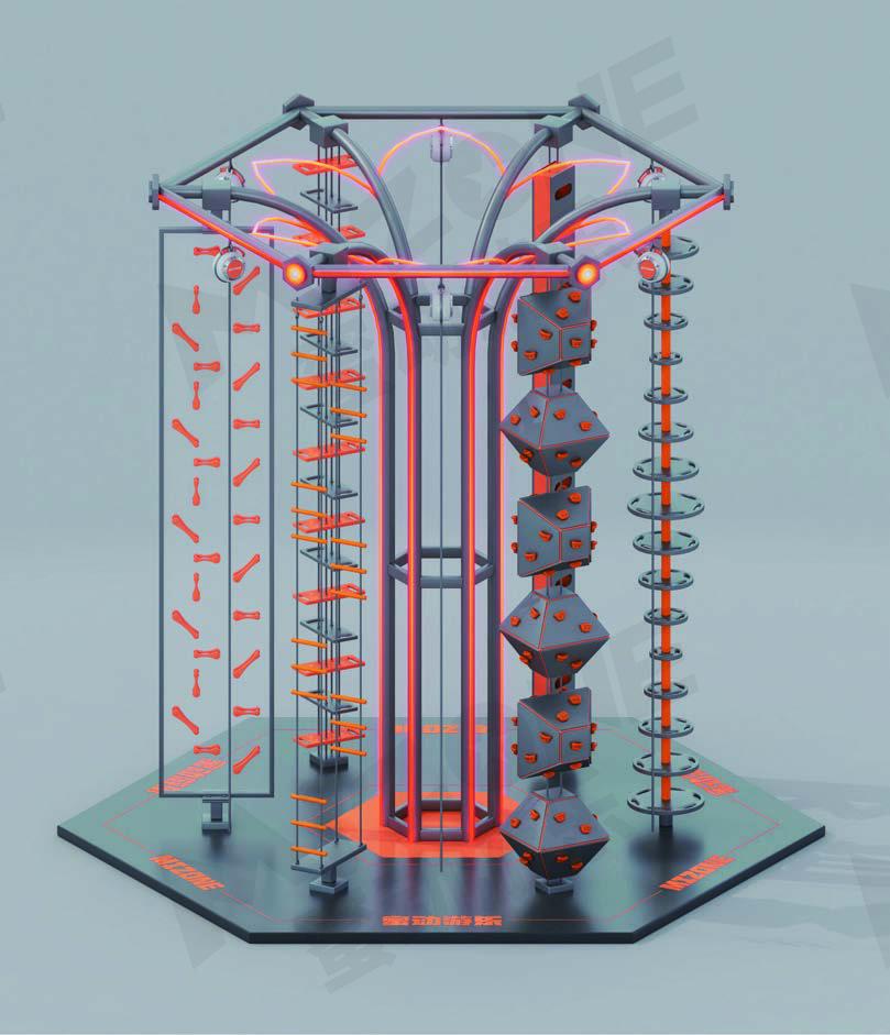 蜜动游乐产品介绍 | 莲花攀岩：让孩子在花开中成长攀登