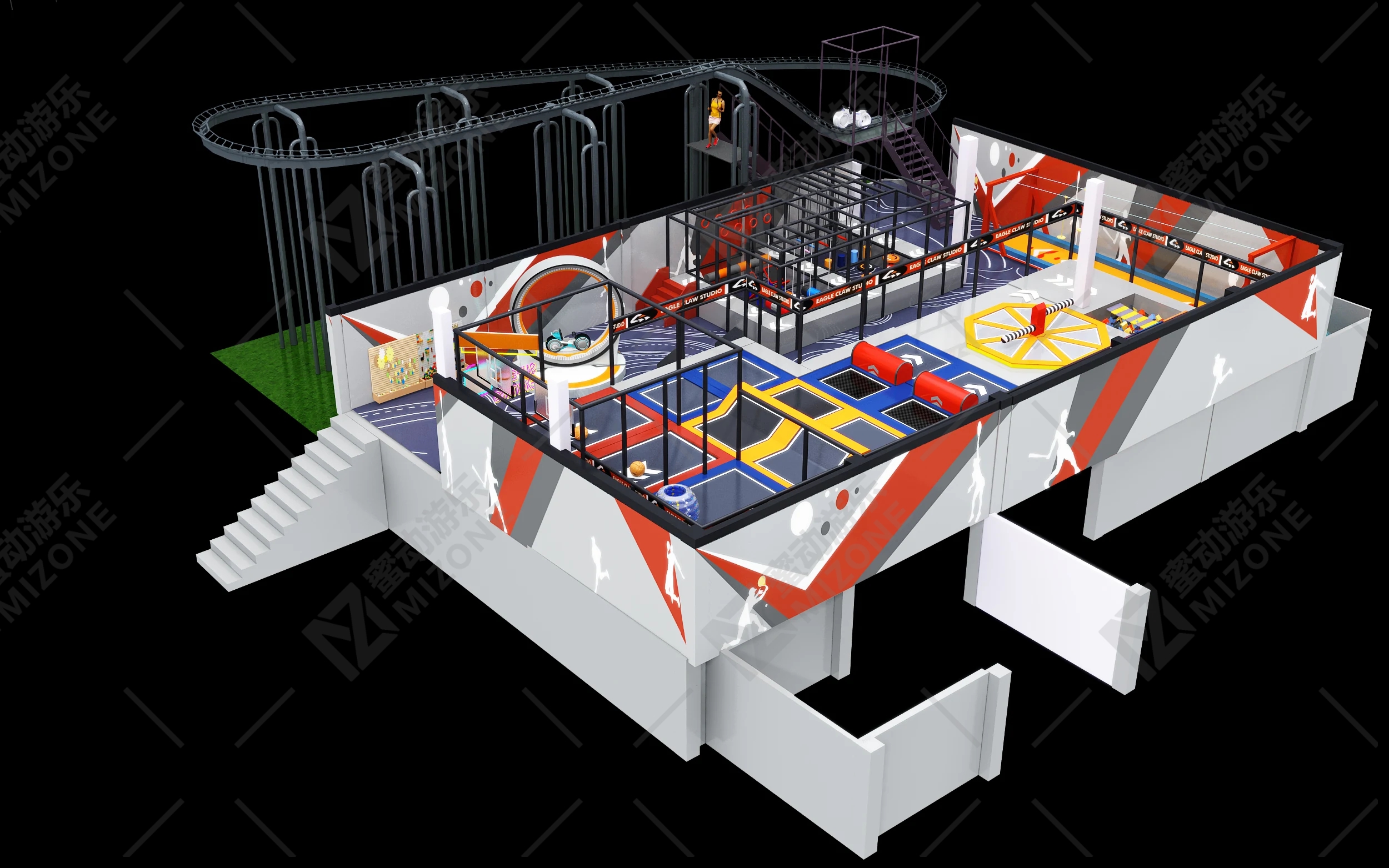 汕头想开蹦床公园？找蜜动游乐，源头厂家省心又靠谱！