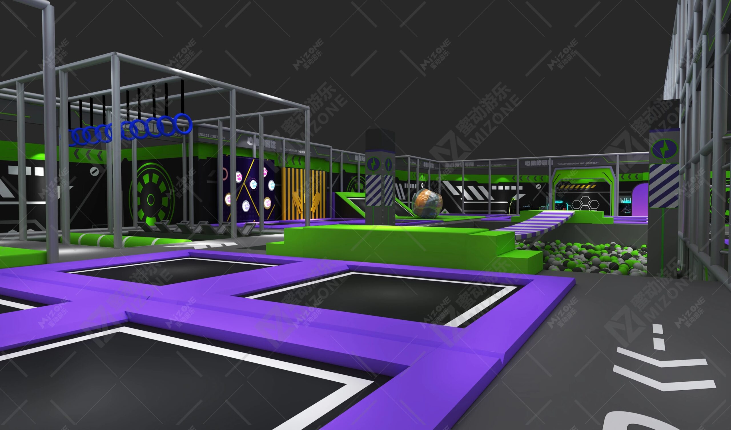 沈阳开蹦床公园找源头厂家？蜜动游乐：从设计到运营全包，安全耐用更省心