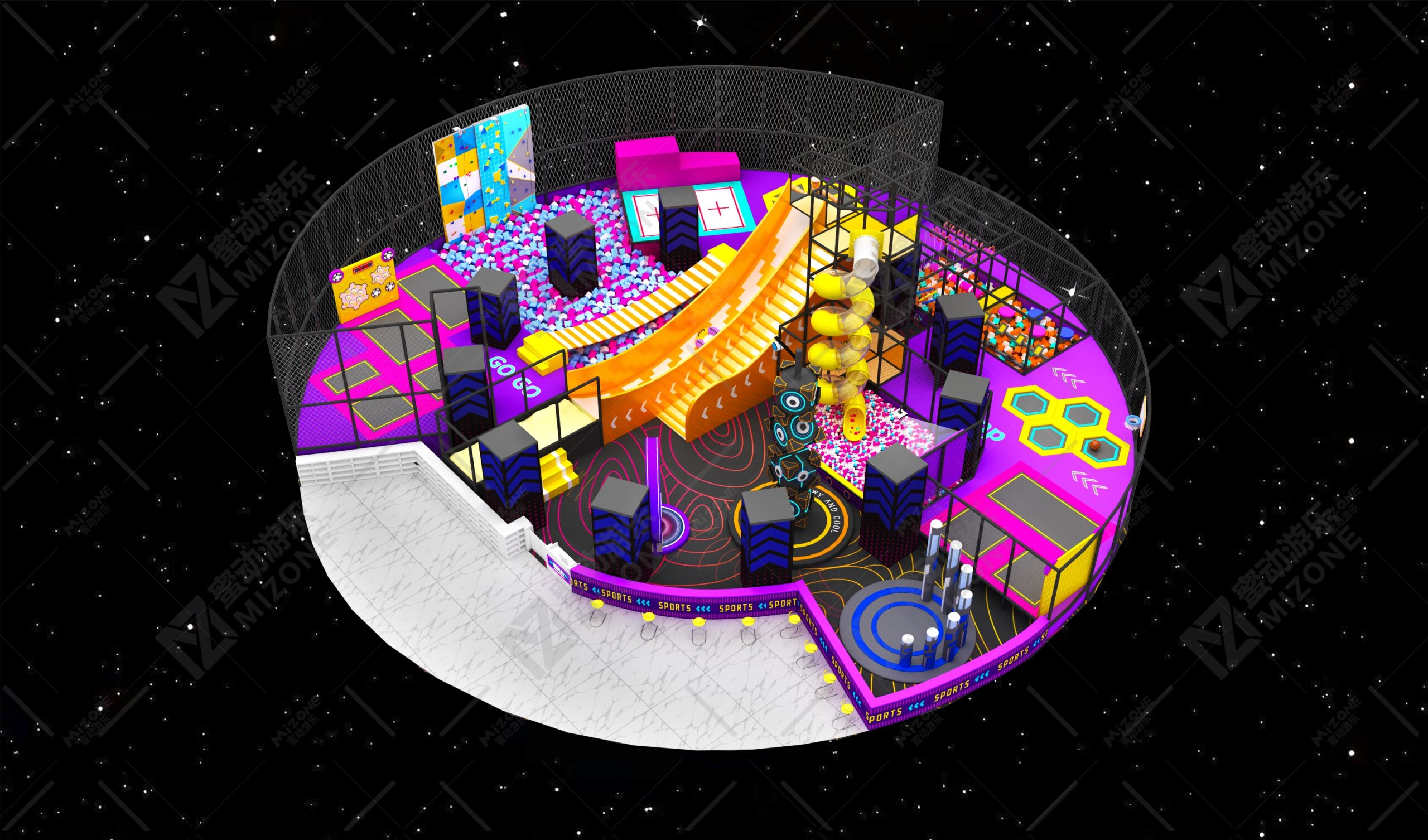 济宁想开蹦床公园？找对源头厂家太省心！推荐蜜动游乐