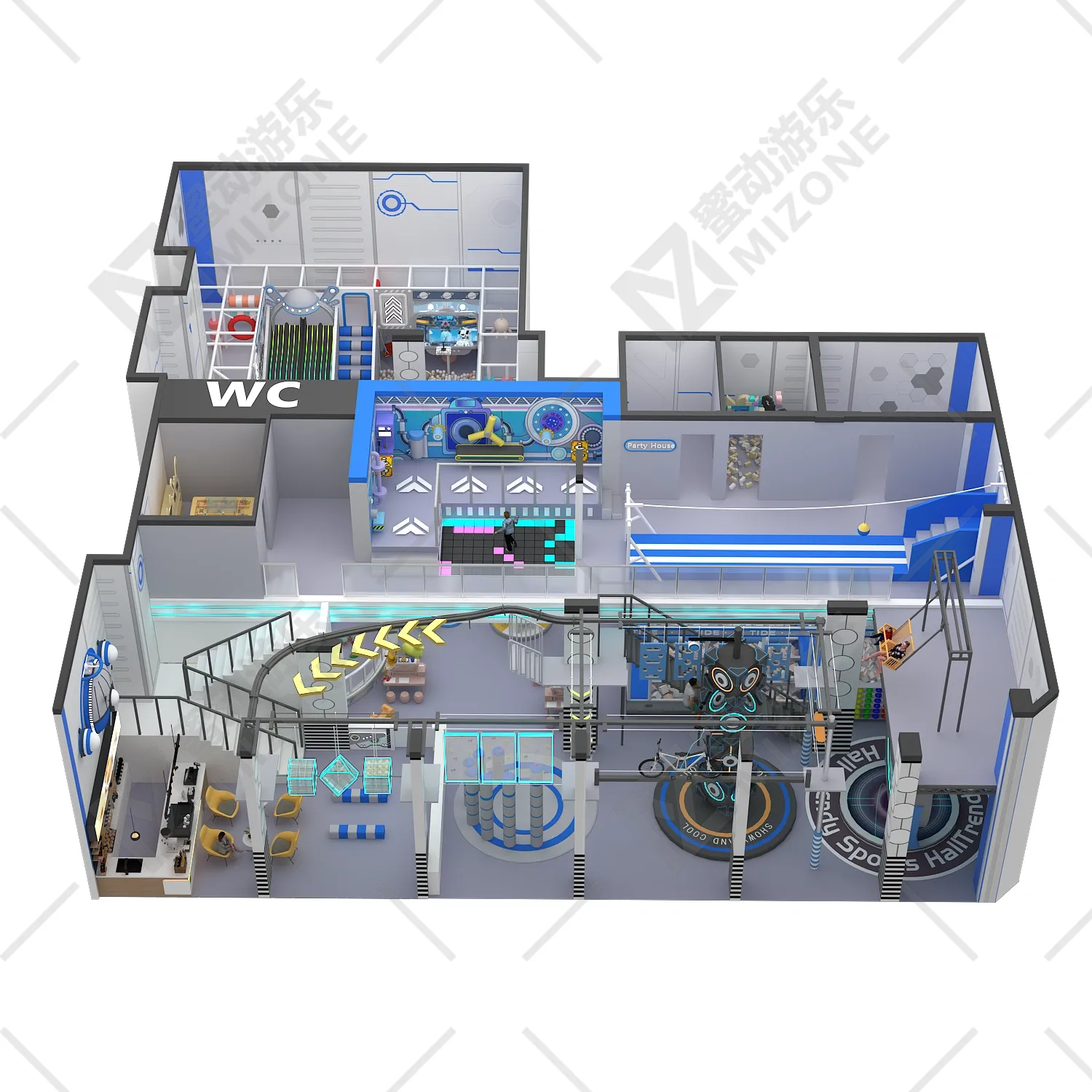 【潮玩运动馆产品系列】：沙特麦加运动馆
