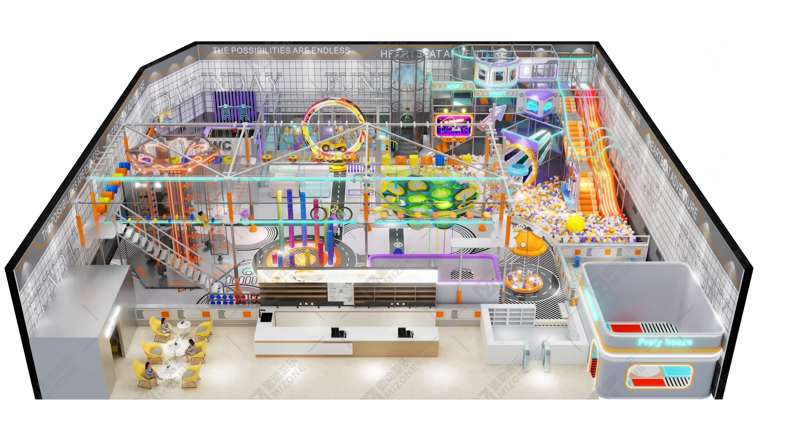 【潮玩运动馆系列】：沙特吉达运动馆