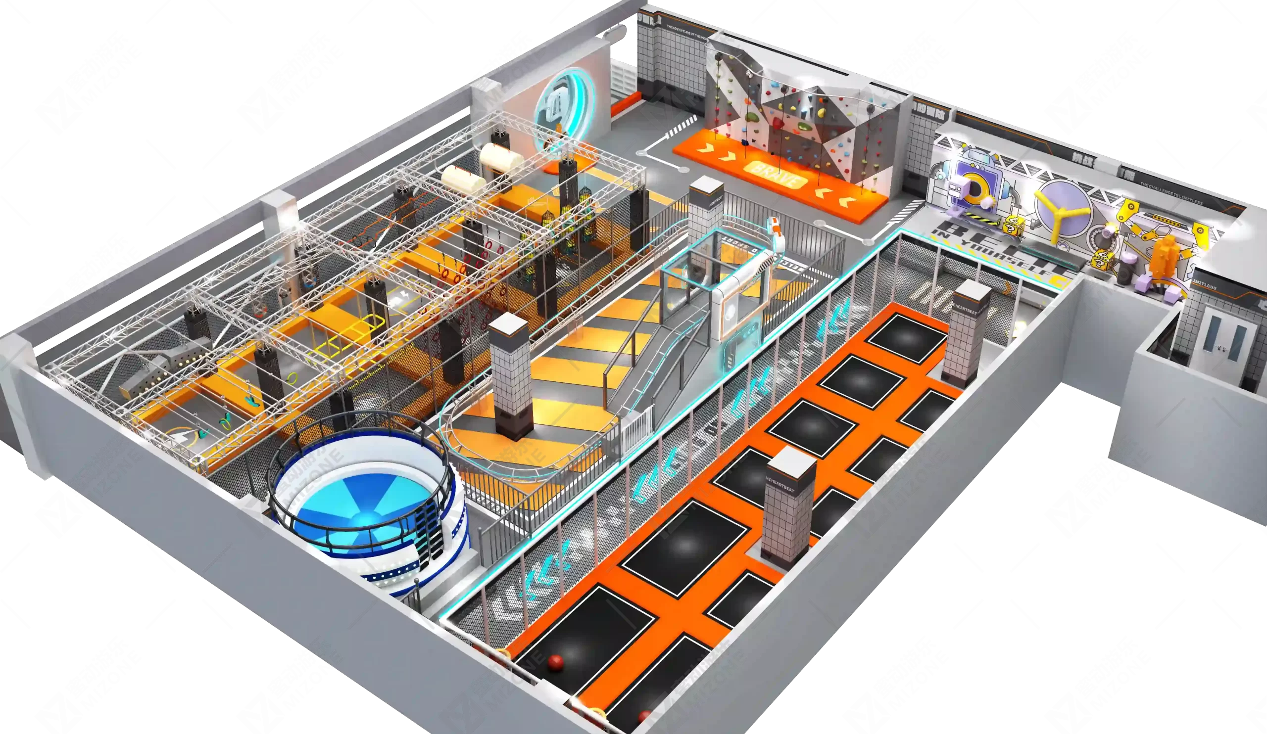 【潮玩运动馆系列】：湖南益阳顽乐引擎运动馆